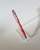 Chrome Finish and Twist Type Mechanism Red Acrylic Pen